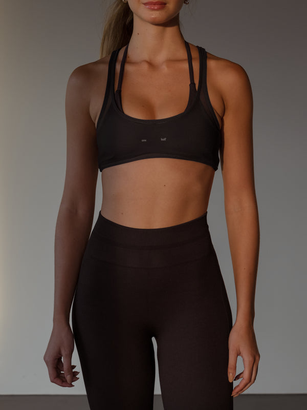 MIST LAYER TOP - BROWN