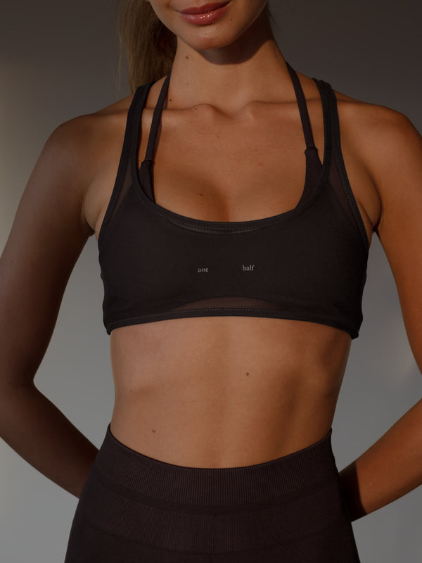 MIST LAYER TOP - BROWN