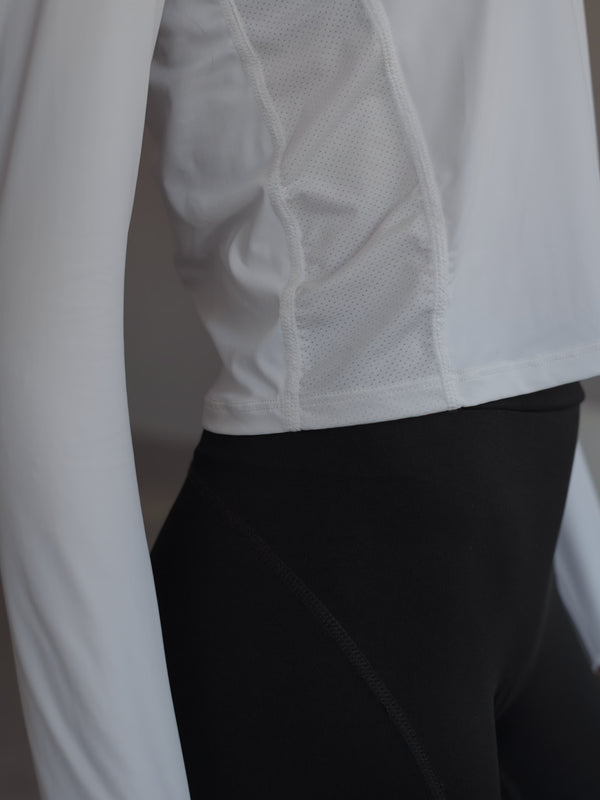 MOTION LONG SLEEVE T-SHIRT - CREAMY