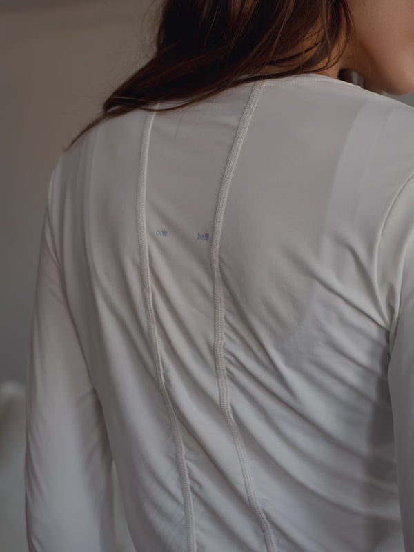MOTION LONG SLEEVE T-SHIRT - CREAMY