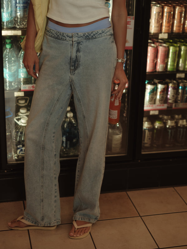 NEW DENIM TROUSER - REAL LIGHT BLUE