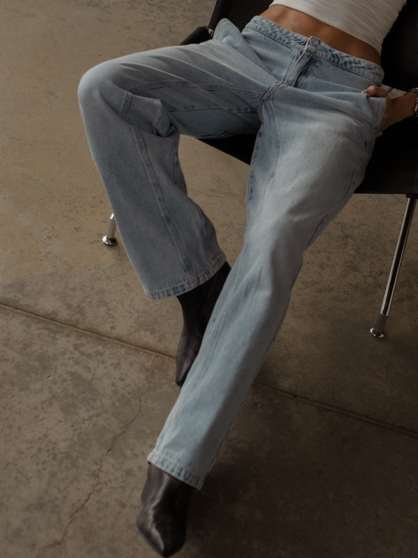 NEW DENIM TROUSER - REAL LIGHT BLUE