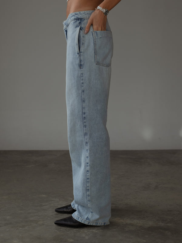 NEW DENIM TROUSER - REAL LIGHT BLUE