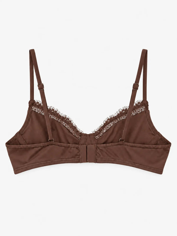 NICOLE BALCONETTE BRA - BROWN