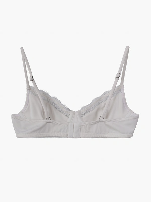 NICOLE BALCONETTE BRA - WHITE AURA