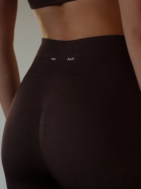 NICOLE BOOTY UP LEGGINGS - BROWN