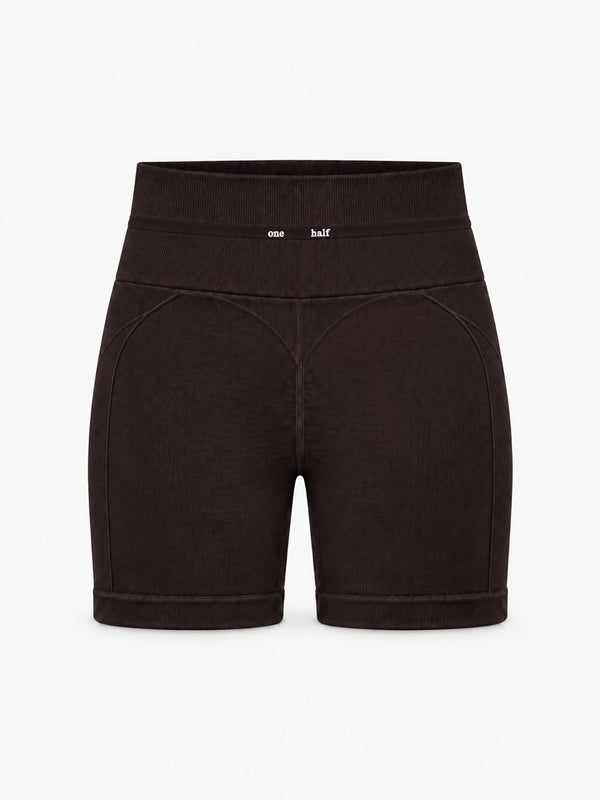 NICOLE BOOTY UP SHORTS - BROWN