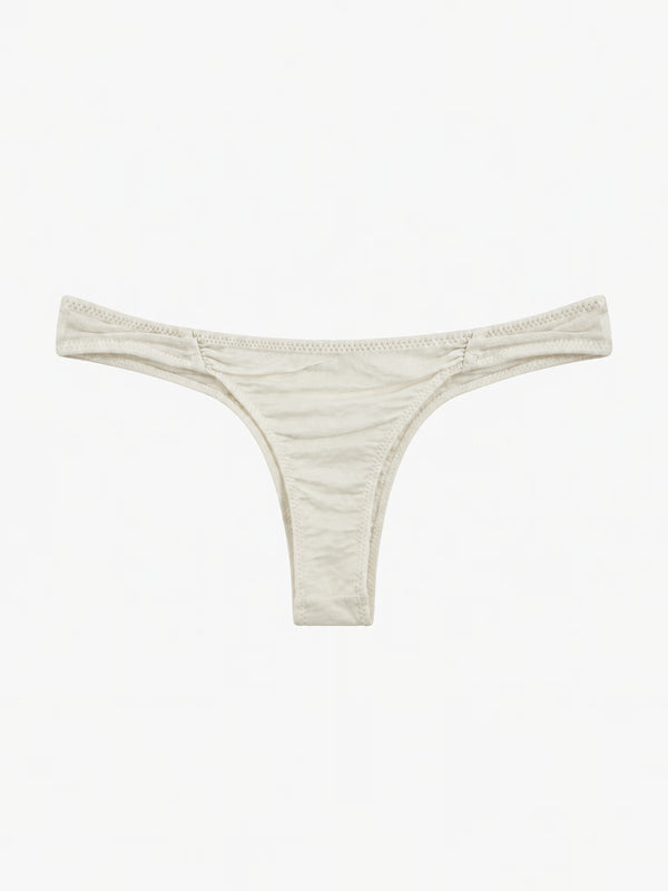 NICOLE THONG - MESH WHITE AURA