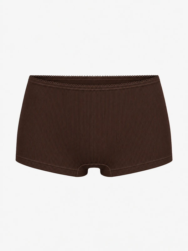 NICOLE SLEEPY BOXER - BROWN