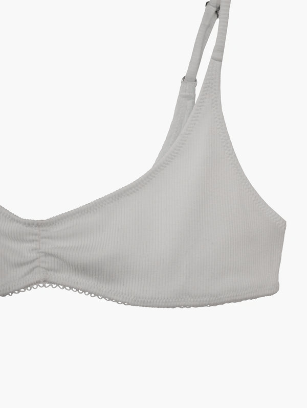 NICOLE SLEEPY TOP - WHITE AURA