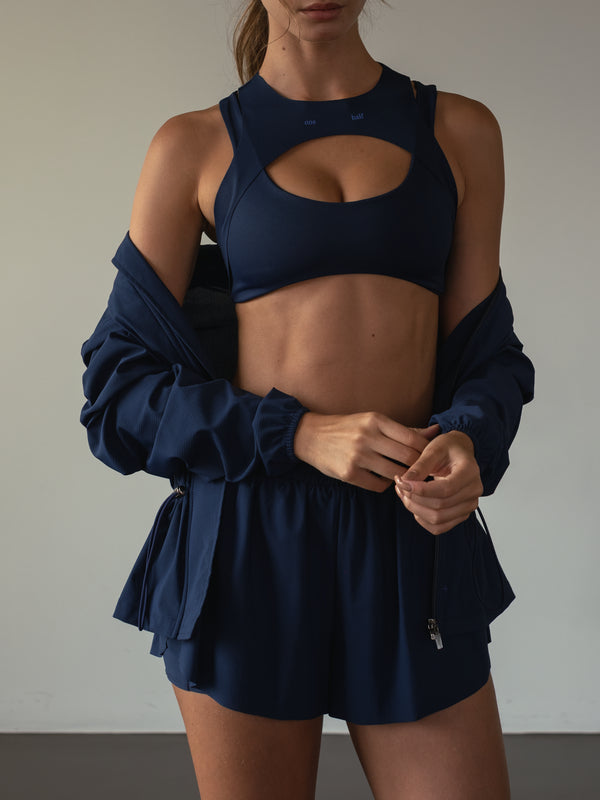 OVERLAP ACTIVE SHORTS - NAVY BLUE