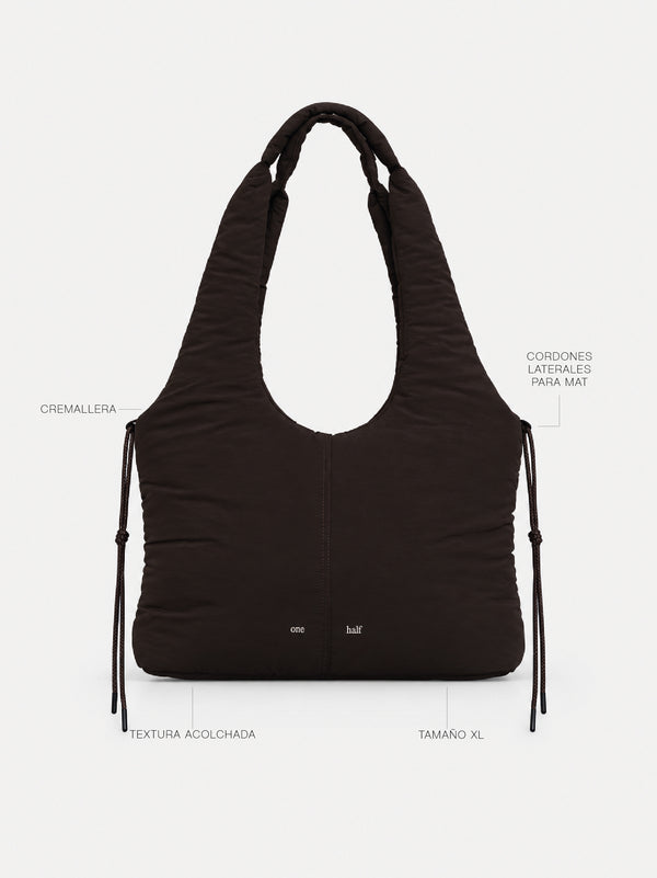 PEBBLE BAG - BROWN