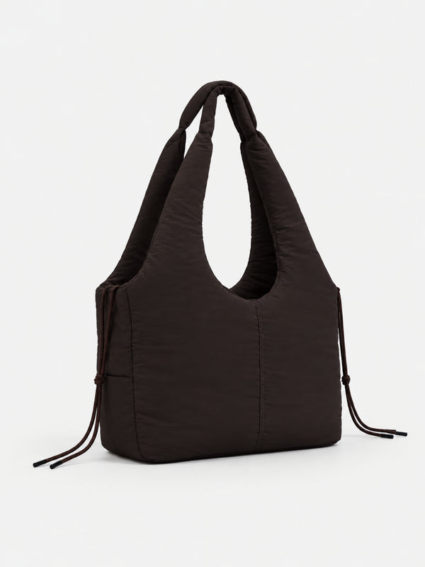 PEBBLE BAG - BROWN
