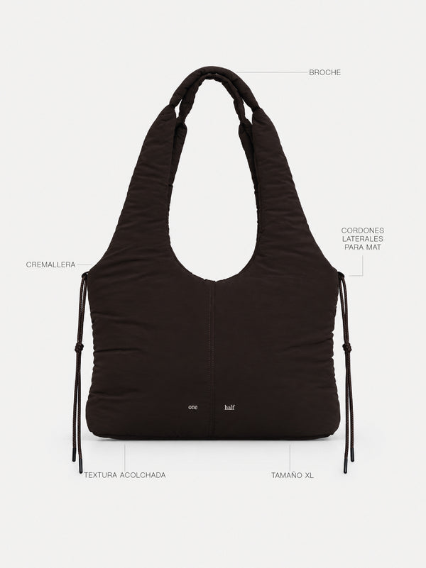 PEBBLE BAG - BROWN