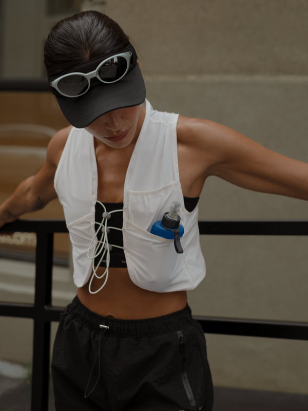 POCKET VISOR CAP - BLACK