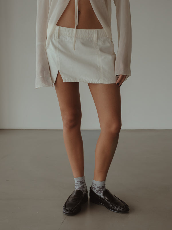 PRINT MIDI SOCKS - GRAY ON GRAY