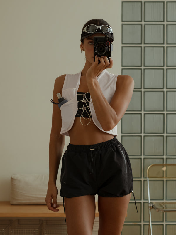 PULSE STRAP SEAMLESS TOP - SHADOW