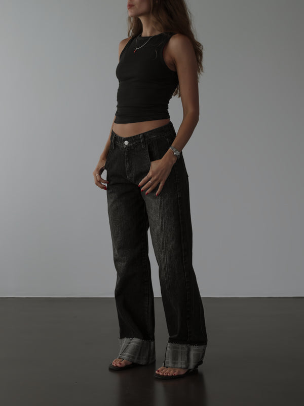 RIB SIMPLY TANK - BLACK