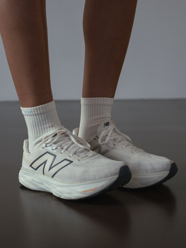 RUNNING SOCKS - CREAMY & BABY BLUE