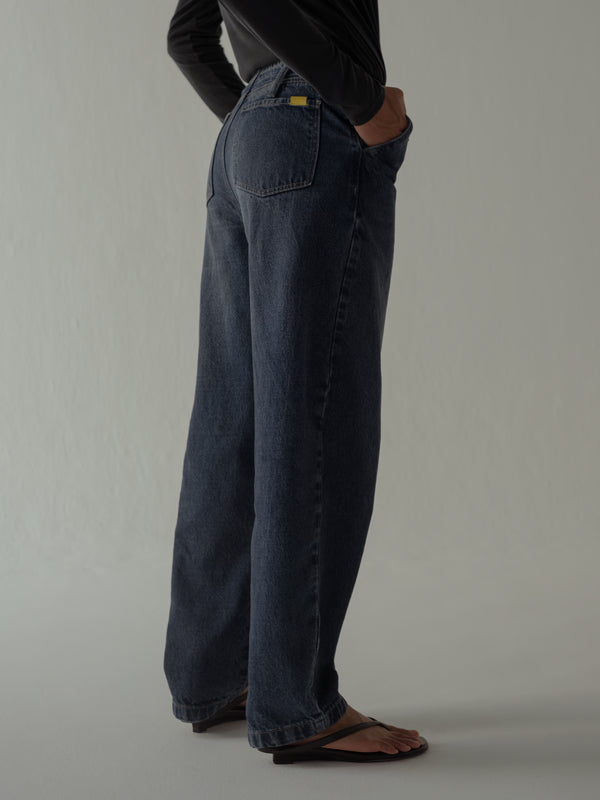 SARTORIAL BARREL JEAN - SPACE BLUE