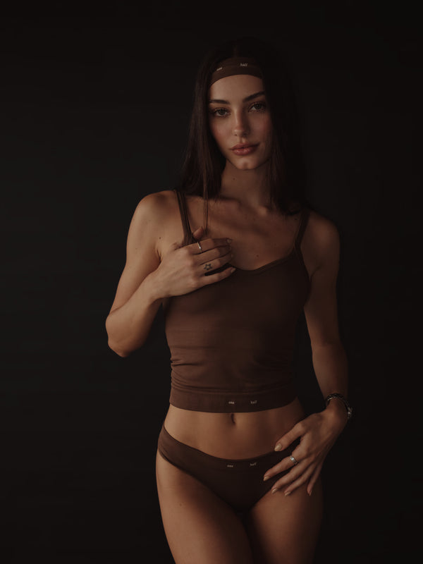 SEAMLESS HEADBAND - SEPIA