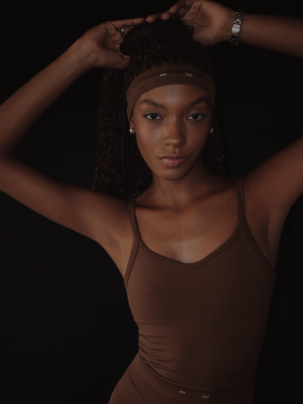 SEAMLESS HEADBAND - SEPIA