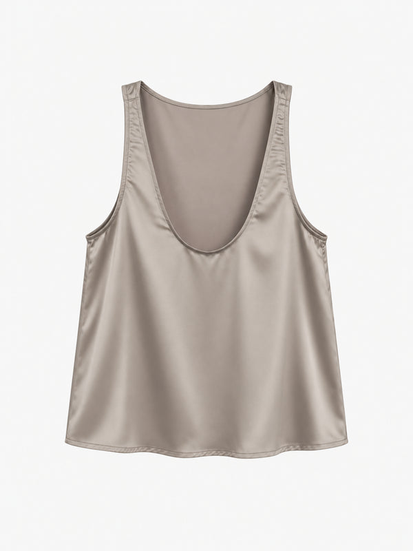 SILK BLOUSE - SAND