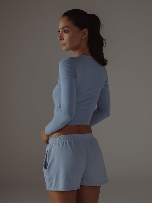SIMPLY LONG SLEEVE - BABY BLUE