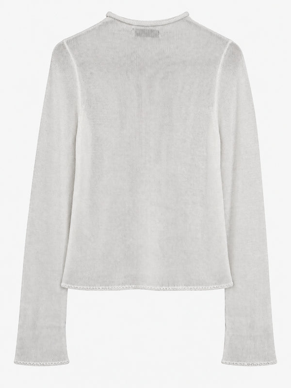 SKINLIGHT SHEER TOP - WHITE AURA