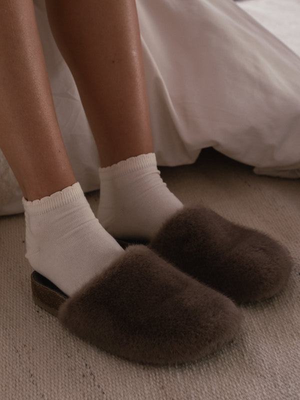 SOFT CODE ANKLE SOCKS  - SOFT WHITE