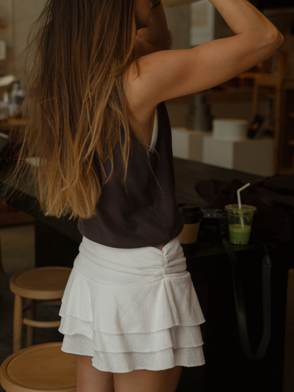 SOFT HIGH NECK - BROWN