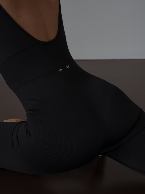 SUITED LONG SEAMLESS UNITARD - SHADOW