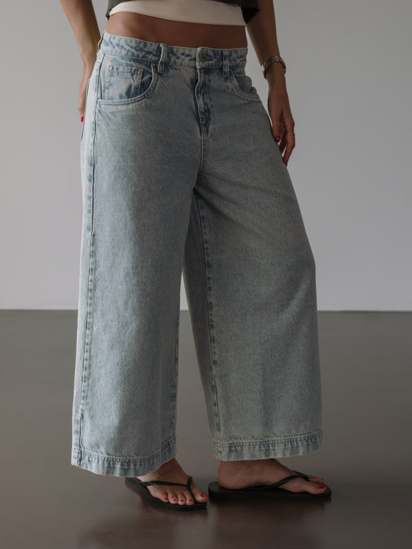 THE CULOTTE CLASSIC JEAN - NEW SOFT BLUE