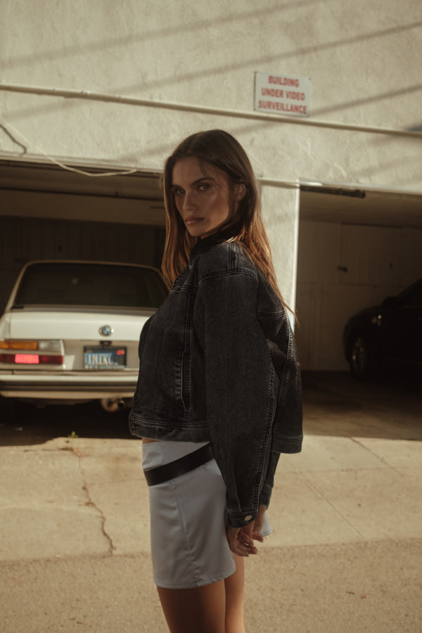 TIMELESS VELVET JACKET - BLACK