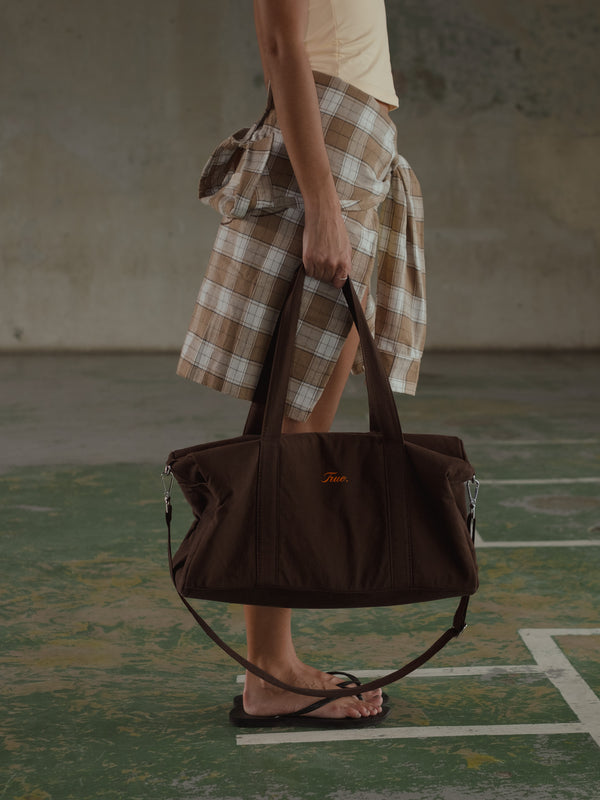 TRUE X ONE HALF DUFFLE BAG - BROWN