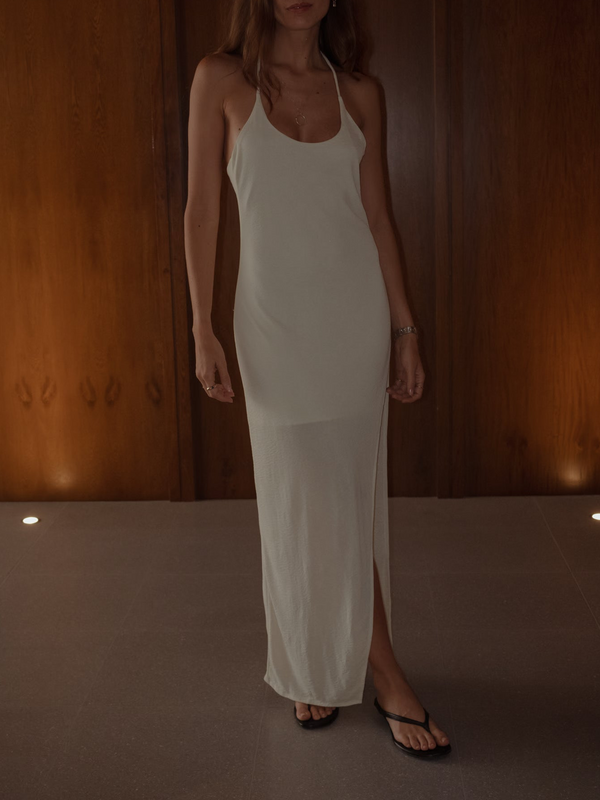 UNDRESSING DRESS - VANILLA