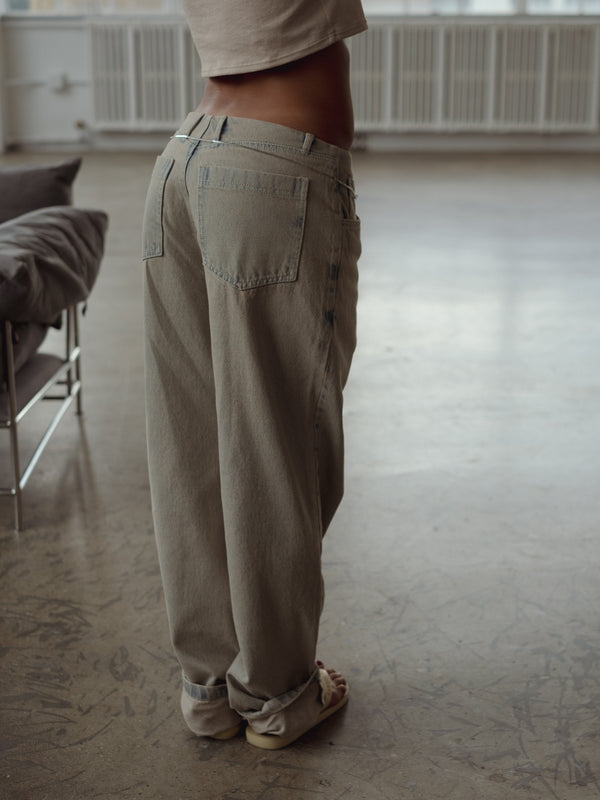 NEW WAISTLESS JEAN - DIRTY PINK